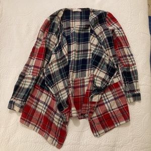 Altar’d State Waterfall flannel cardigan